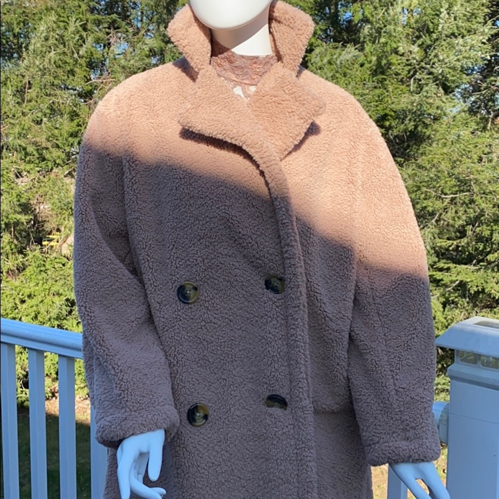 Urban Outfitters Sherpa Teddy Coat size S NWOT - Picture 5 of 14